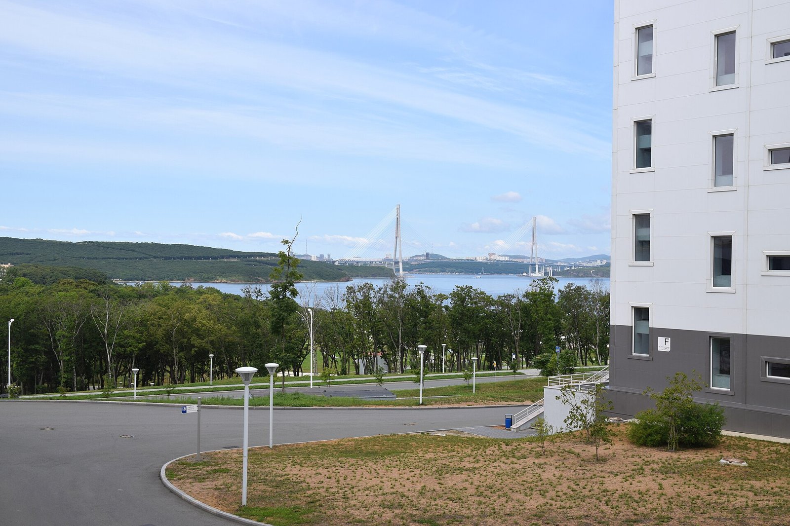 Far Eastern Federal University campus on Russky Island