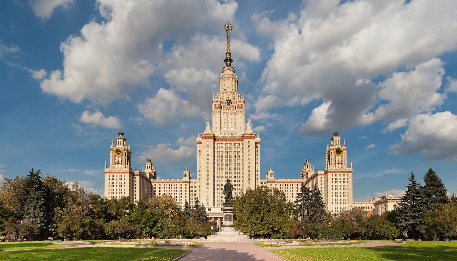 Main building of Moscow State University on Sparrow Hills