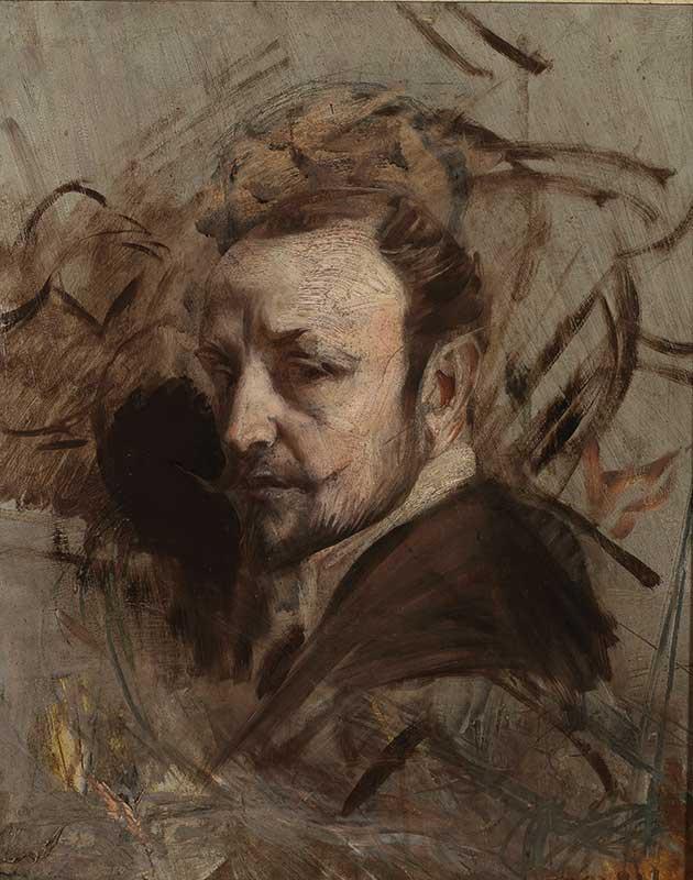 Portrait study of Prince Myshkin